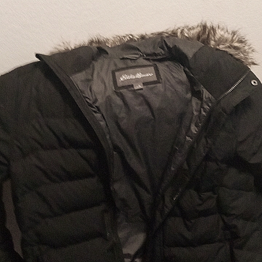 Medium Eddie Bauer Down Fowl Feather Jacket